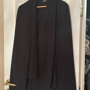 Fashionnova Cape Blazer -black Size Small